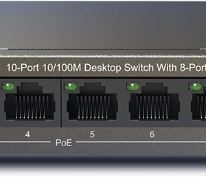 10-Port 10/100M Desktop Switch with 8-Port PoE