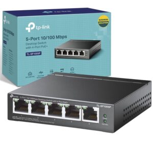 5-Port 10/100Mbps Desktop Switch with 4-Port PoE